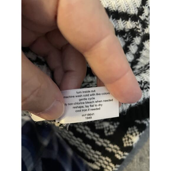 Lane Bryant Cardigan Sweater Womens Plus Size 22/24 Boho Aztec Open Knit Belted - Picture 8 of 9